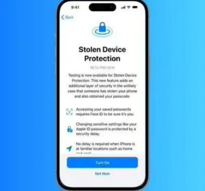 宿松苹果授权维修店分享被盗设备保护功能开启方法 