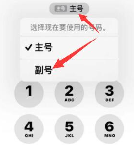 宿松苹果14维修店分享iPhone 14 Pro Max使用副卡打电话的方法 